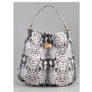 Marc Jacobs snake embossed hobo bag